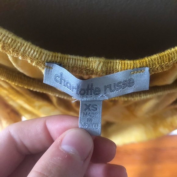 Tie dye off the shoulder crop top - Picture 3 of 3